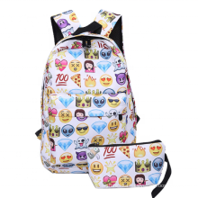 Student school backpacks emoji bags fashion goods